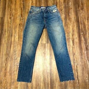 GRLFRND Jeans Women's 23 Karolina High Rise Button Fly in Whole Lotta Love